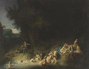 Rembrandt Peale Diana mit Aktaon und Kallisto oil painting
